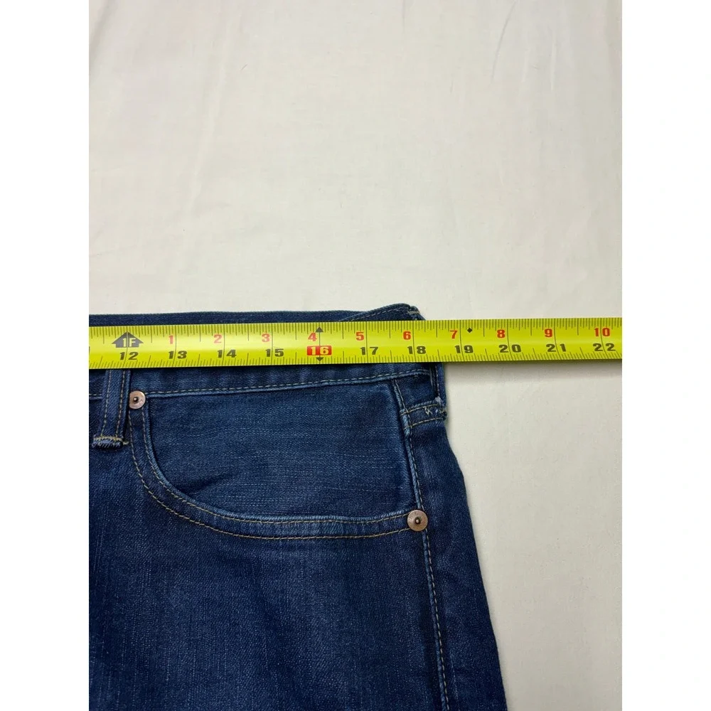 Polo Ralph Lauren Classic Fit Mens Indigo Blue Stretch Denim Jeans‎ 36x32